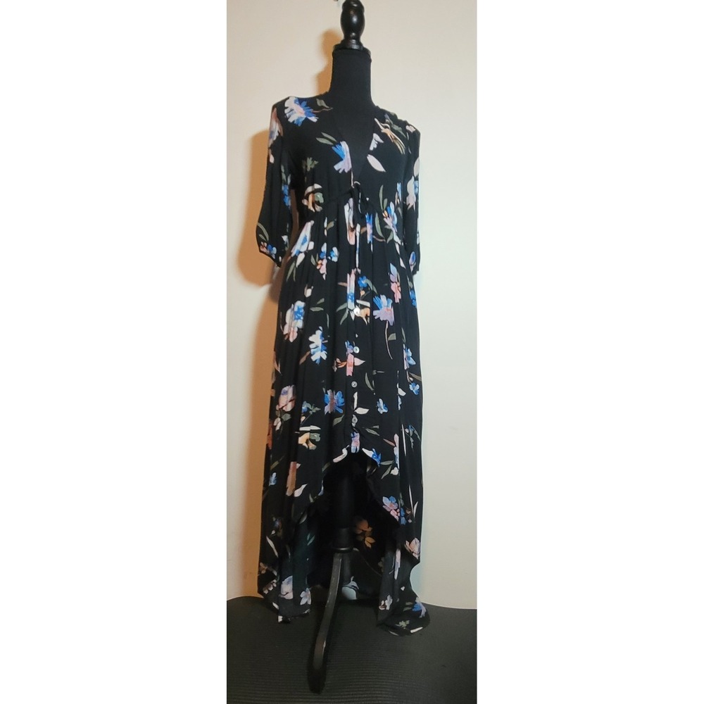 O'NEILL Women's Boyce Maxi Dress Floral Black Size M - Picture 5 of 9